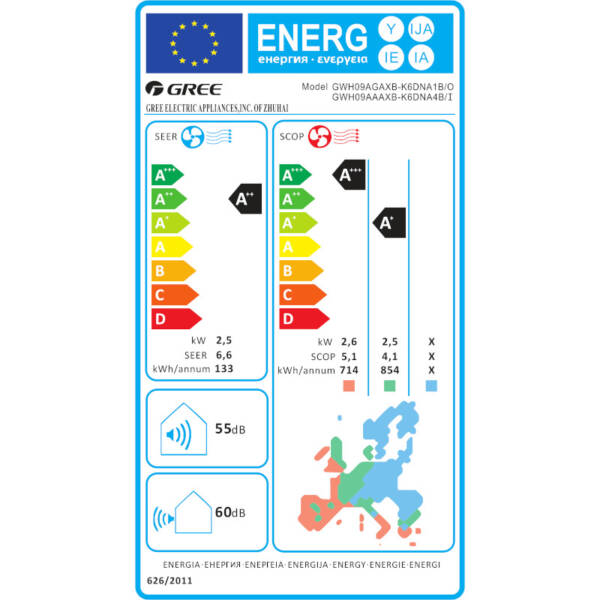 Aparat Aer Condiționat Gree Bora A4 Silver 18000 BTU - imagine 5